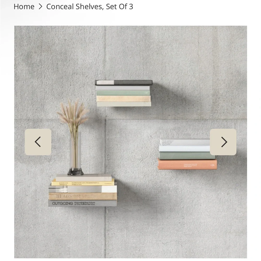 3 Umbra Invisible Floating Shelves